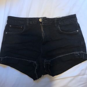 Zara denim jean shorts